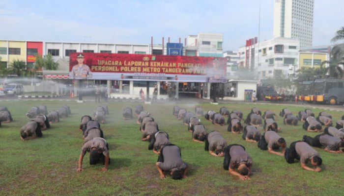 102 Polisi Polrestro Tangerang Kota Naik Pangkat Periode 1 Juli 2025