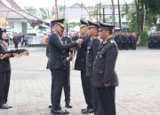 Polda Banten Upacara Hari Bhayangkara ke-79, Tiga Personel Terima Bintang Bhayangkara Nararya