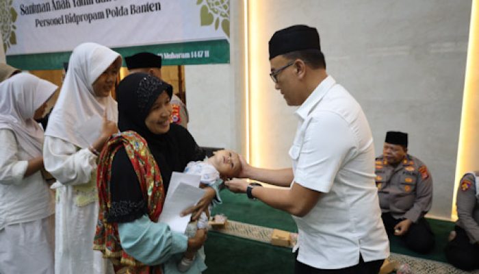 Peringati 10 Muharam, Polda Banten Santuni 75 Anak Yatim