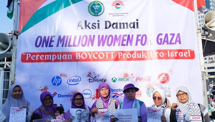 Aksi One Million Women For Gaza, Tolak Produk Pro Israel