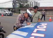 Hari Pertama, Ditlantas Polda Banten Lakukan Teguran, Himbauan, hingga Tilang