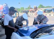 Puluhan Pengendara Kena Tegur dan Tilang di Tempat
