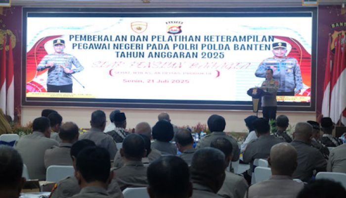 85 Personel Polda Banten Ikuti Pelatihan Purna Tugas Tahun 2025