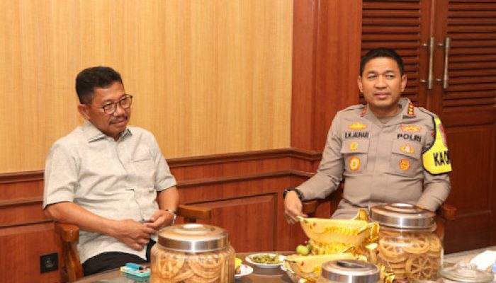 Tiga Hari Menjabat, Kapolres Metro Tangerang Kota Safari Sinergi Forkopimda