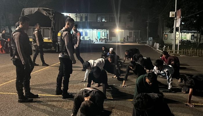 Antisipasi Balap Liar dan 3C Raimas Polda Banten Tangkap Puluhan Remaja