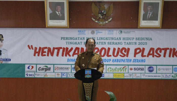 Wabup Serang Najib Hamas Ajak Warga Kurangi Sampah Plastik
