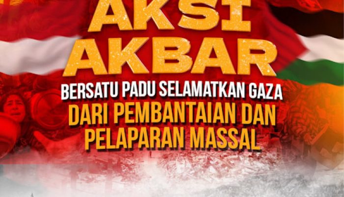 Aksi Akbar Selamatkan Gaza dari Pembantaian dan Kelaparan Bakal Digelar di Monas