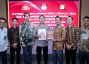 KPU Serahkan Laporan Pemilu 2024 kepada Polres Metro Tangerang Kota