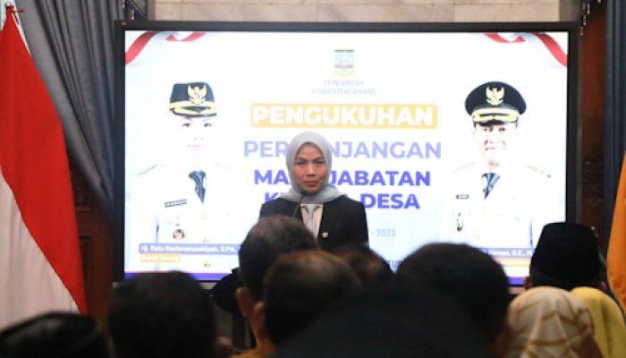 Bupati Serang Ratu Zakiyah Larang Kades Ganti Perangkat Desa