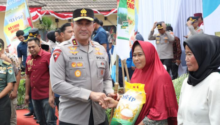 Polda Banten Salurkan 35,5 Ton Beras dari Gerakan Pangan Murah