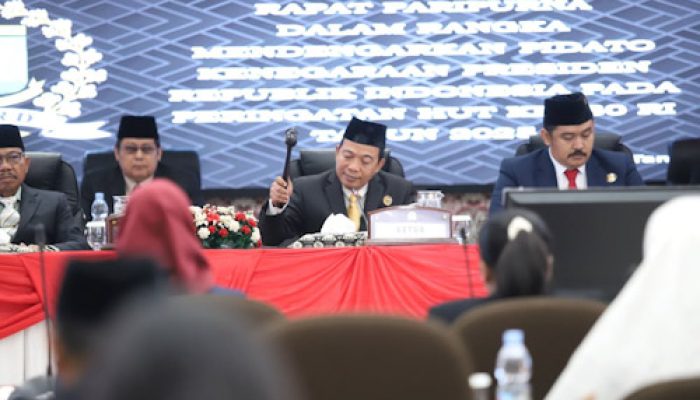DPRD Kota Tangerang Rapat Paripurna Dengar Pidato Presiden