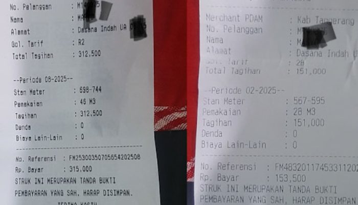 Pelanggan Perumdam TKR Resah, Pemakaian Lebih Sedikit Tagihan Naik