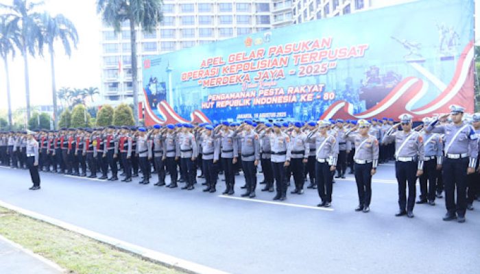 9.035 Personel Dikerahkan Amankan HUT Ke-80 RI
