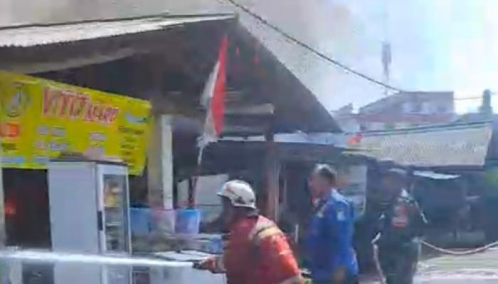 Asrama Polsek Serpong Terbakar