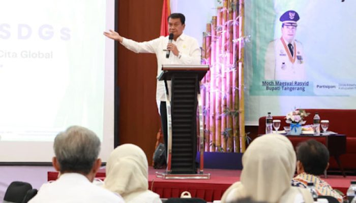 Bupati Buka Sarasehan SDGs Merajut Aksi Lokal Menuju Cita-Cita Global