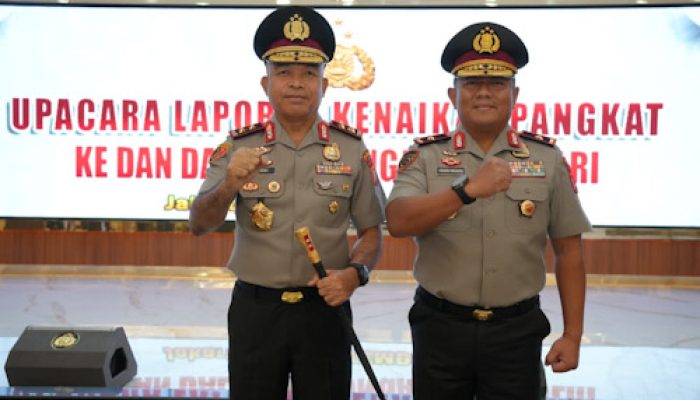 Kapolda dan Wakapolda Banten Naik Pangkat