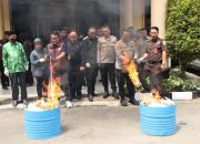 Polda Banten Ungkap 577 Kasus Narkoba Sepanjang 2025, Lakukan Pemusnahan