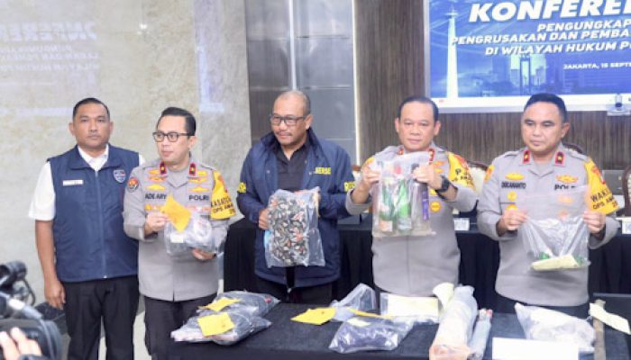 Polda Metro Tetapkan 16 Tersangka Perusakan Fasilitas Umum