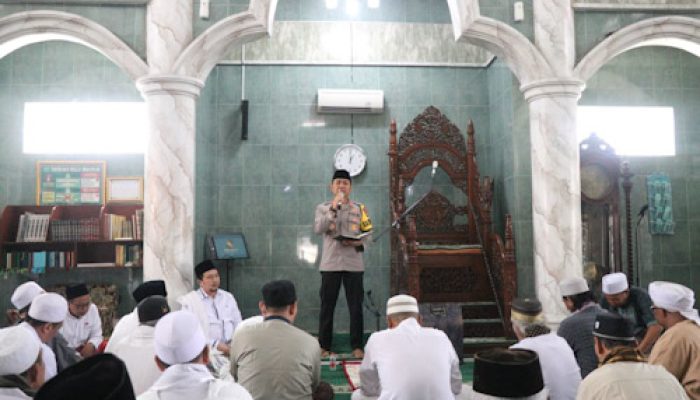 Implementasi Jaga Jakarta++, Kapolres Ajak Jamaah Masjid At-Tasry Jaga Kamtibmas