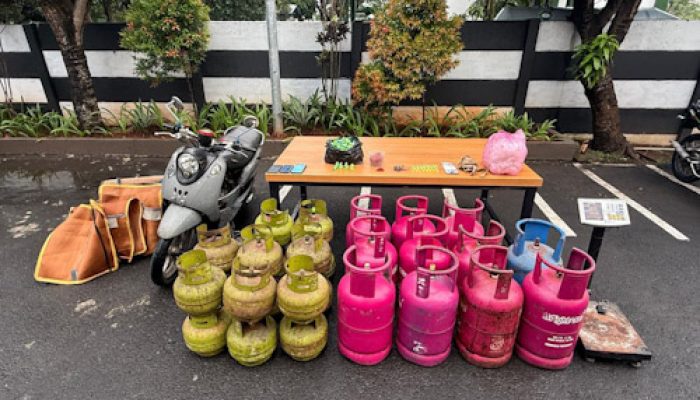 Polres Metro Tangerang Kota Amankan Pengoplos LPG Subsidi ke Non-Subsidi