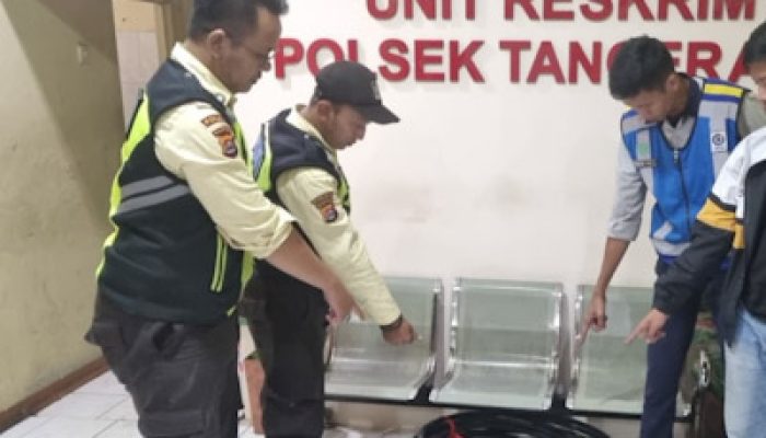 Polsek Tangerang Ungkap Kasus Pencurian Kabel Tol Kunciran