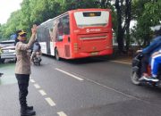 Polres Metro Tangerang Kota Setiap Pagi Gatur Lalin di Jalan Padat