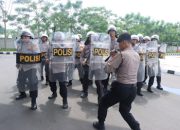 Pengamanan Unras Lebih Humanis, Polres Metro Tangerang Kota Asah Kemampuan Dalmas