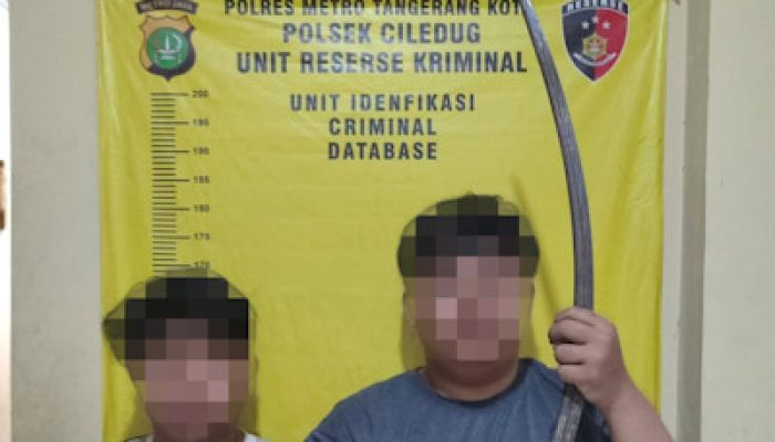 Cegah Tawuran, Polisi Tangkap Pemuda Bawa Celurit dan Corbek