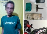 Lagi Dorong Motor Pelaku Curanmor Ditangkap