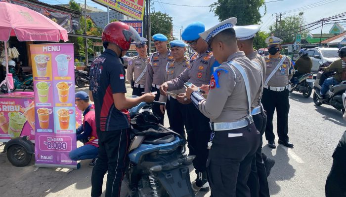 Operasi Zebra Maung 2025, Personel Dirlantas Polda Banten Lakukan Penegakan Hukum