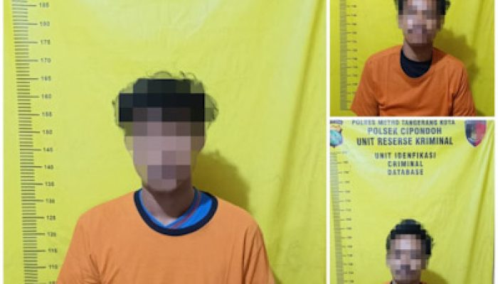 Aksi Pencurian Terekam CCTV, Tiga Pemuda Diciduk Polisi di Poris Plawad