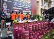 Aksi Ilegal Oplosan LPG Bermodus Penyuntikan Antar Tabung Digerebek Polda Banten