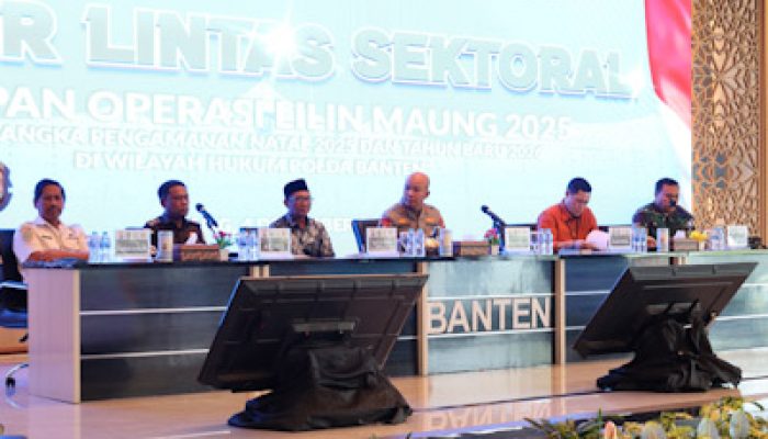 Rakor Lintas Sektoral Polda Banten, Bahas Operasi Lilin Maung 2025