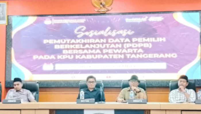 KPU Kabupaten Tangerang Gandeng Bawaslu dan Disdukcapil Sosialisasi Pemutakhiran Data Pemilih Berkelanjutan