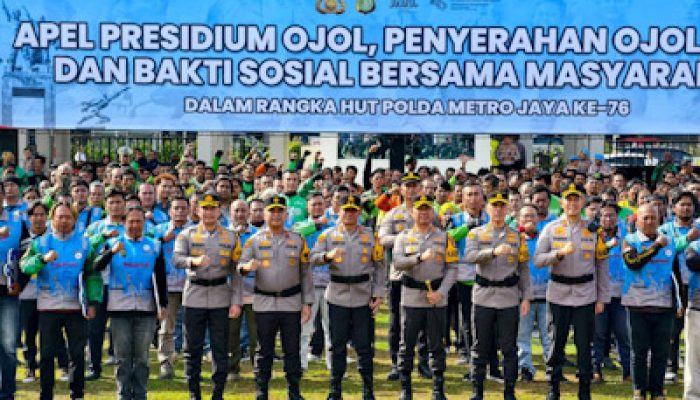 Kapolda Metro Jaya Apresiasi Polres Metro Tangerang Kota Libatkan Ojol Jaga Kamtibmas
