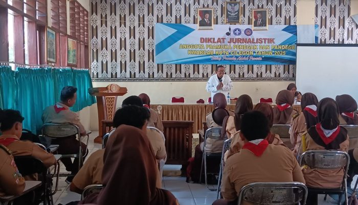 Forward Jadi Pemateri pada Diklat Jurnalistik Pramuka Cilegon