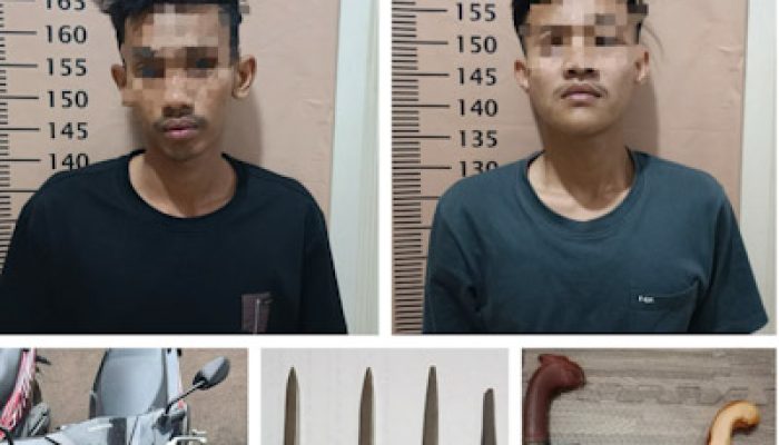Residivis dan Rekannya Dibekuk Polsek Karawaci Saat Bobol Motor di Karawaci