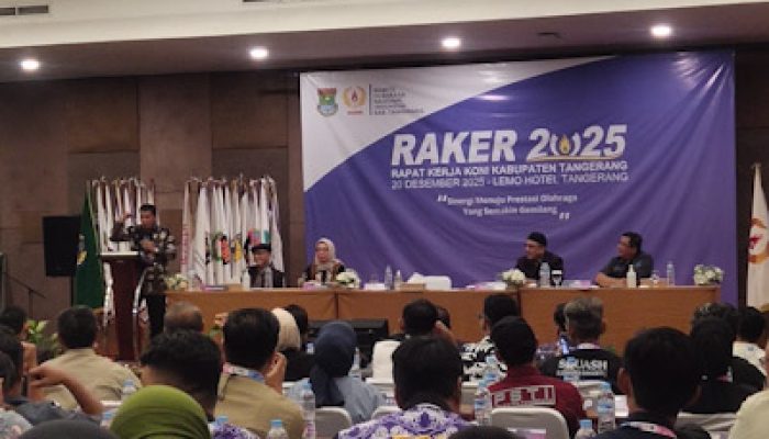 Raker KONI Kabupaten Tangerang Semangat Rebut Juara Umum Porprov 2026