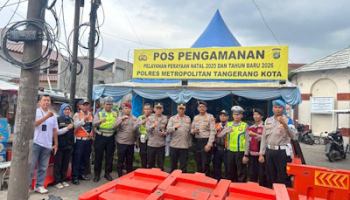 Jelang Nataru, Polres Metro Tangerang Kota Intensifkan Operasi Cipta Kondisi Siang Hari
