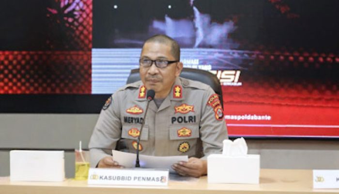 PJU Polda Banten Mutasi Jajaran