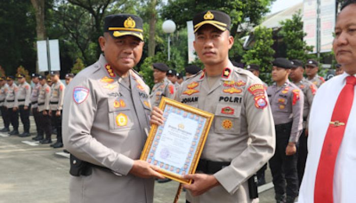 Ungkap Kasus Pembunuhan hingga Ranmor, Polsek Cikupa Raih Penghargaan