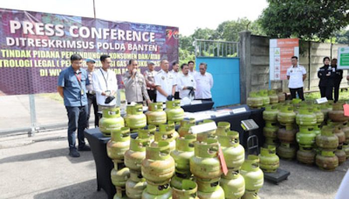 Polda Banten Ungkap Praktik Curang Pengisian LPG Subsidi, Kerugian Rp3,3 Miliar