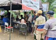 Biddokkes Polda Banten Berikan Pelayanan Kesehatan bagi Warga Terdampak Banjir