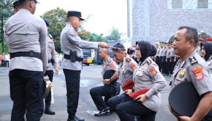 278 Personel Polda Banten Naik Pangkat