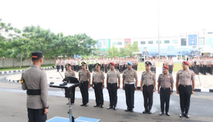 Awal Tahun 2026, Kapolres Metro Tangerang Kota Pimpin Kenaikan Pangkat 158 Personel