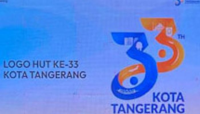 Logo HUT ke-33 Kota Tangerang 2026 Diperkenalkan