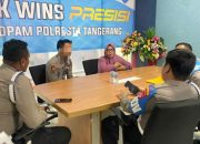 Polresta Tangerang Pastikan Dugaan Pelanggaran Oknum Anggota Ditindaklanjuti