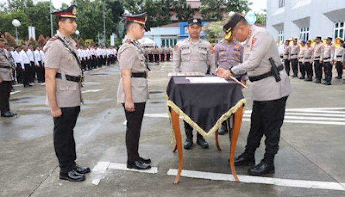 Polresta Tangerang Laksanakan Sertijab Kabag, Kasat, dan Kapolsek