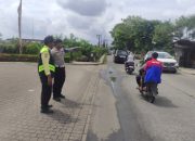Cegah Laka, Satlantas Polresta Tangerang Perkuat Pengawasan Jalan Pasar Kemis