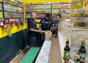 Polsek Cikupa Amankan Belasan Botol Miras Saat Operasi Pekat